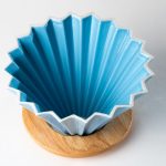 Cafetera Origami + Base de Madera